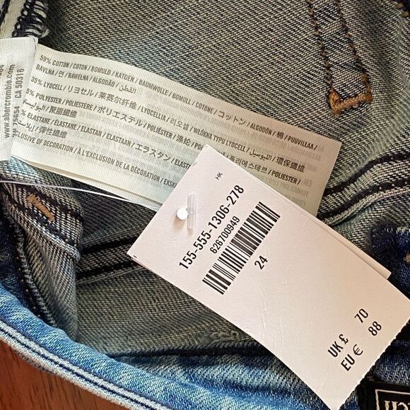 Abercrombie & Fitch signature collection ankle flare jean new - Picture 7 of 15